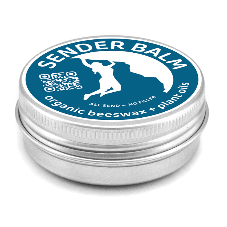 Solid Balm in 30ml Reusable Tin - Our original beeswax + plant oil formula. Repairs and protects climbers' skin after training or bouldering.